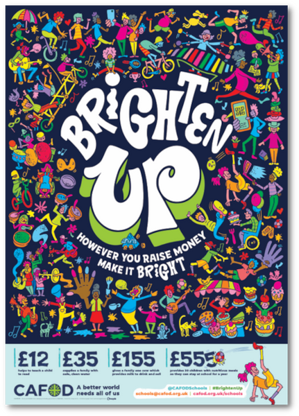 Brighten Up! in schools poster