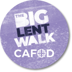 Big Lent Walk stickers for schools (35 per sheet)