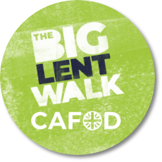 Big Lent Walk stickers for schools (35 per sheet)