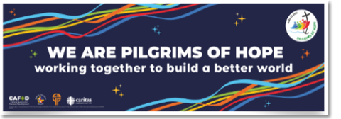 Jubilee for schools: Pilgrims of Hope outdoor banner