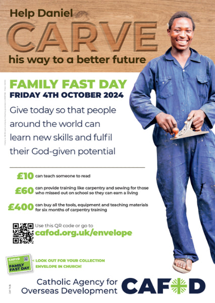 Harvest Fast Day parish poster