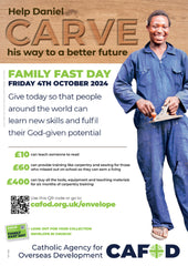 Harvest Fast Day parish poster