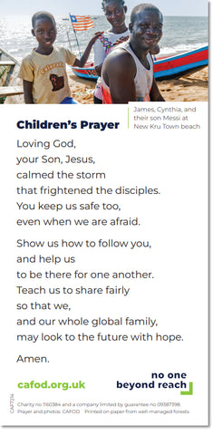 Lent Parish prayer card