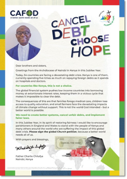 Cancel Debt, Choose Hope parish volunteers pack