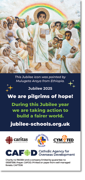 Jubilee for Schools 2025: Prayer card