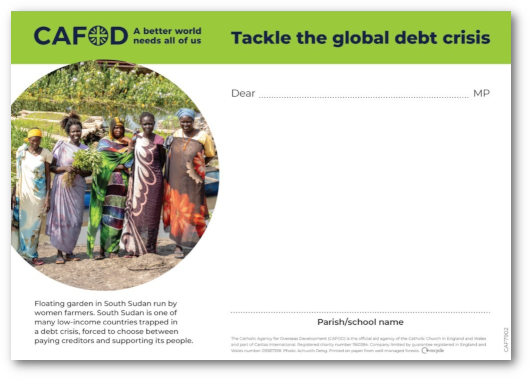 MP Postcard for Debt Campaign 26