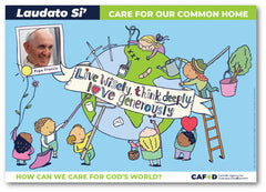 Laudato Si' poster A2 for Primary schools