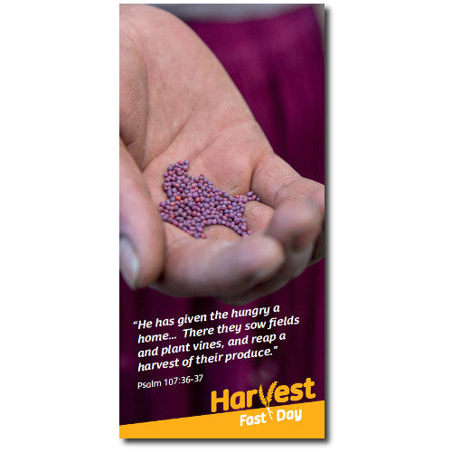 Harvest 2016 prayer card