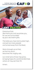 Lent 2022 prayer card
