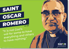 St Romero Poster for schools